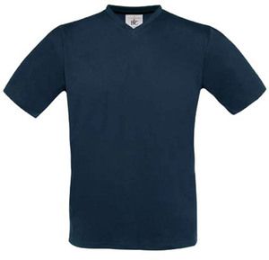 B&C CG153 - Kortærmet T-shirt med V-udskæring Navy