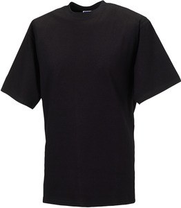 Russell RUZT180 - Kortærmet herre t-shirt til mænd 100% bomuld Black