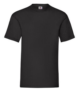 Fruit of the Loom SC221 - Kortærmet herre t-shirt til mænd 100% bomuld Black