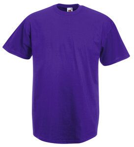 Fruit of the Loom SC221 - Kortærmet herre t-shirt til mænd 100% bomuld Purple