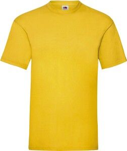 Fruit of the Loom SC221 - Kortærmet herre t-shirt til mænd 100% bomuld Sunflower Yellow