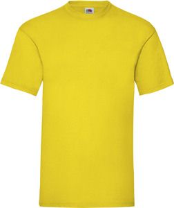 Fruit of the Loom SC221 - Kortærmet herre t-shirt til mænd 100% bomuld Yellow