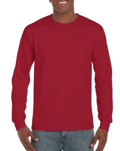 Gildan GI2400 - Langærmet herre t-shirt 100% bomuld Cardinal red