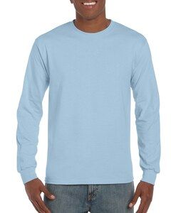 Gildan GI2400 - Langærmet herre t-shirt 100% bomuld Light Blue
