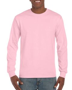 Gildan GI2400 - Langærmet herre t-shirt 100% bomuld Light Pink