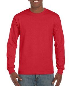 Gildan GI2400 - Langærmet herre t-shirt 100% bomuld Red