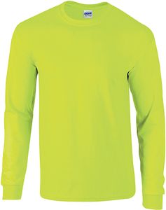 Gildan GI2400 - Langærmet herre t-shirt 100% bomuld Safety Yellow