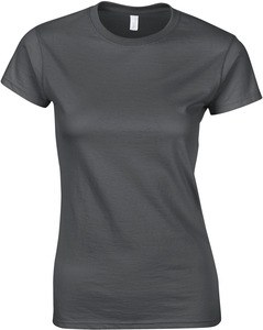 Gildan GI6400L - t-shirt til kvinder 100% bomuld Charcoal