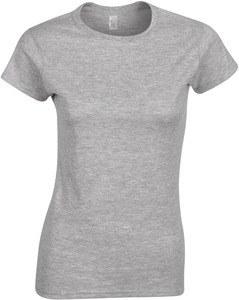 Gildan GI6400L - t-shirt til kvinder 100% bomuld Sport Grey