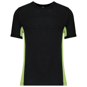 Kariban K340 - Tiger Tofarvet kortærmet T-shirt Black/Lime