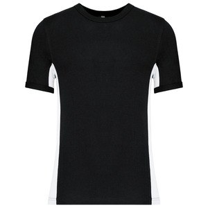 Kariban K340 - Tiger Tofarvet kortærmet T-shirt Black/White