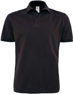 B&C CGHEA - Kraftig Pique Polo Black