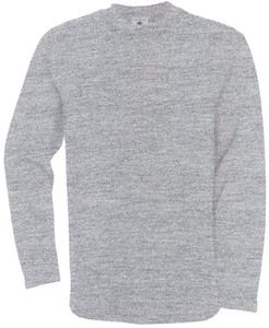 B&C CGWU610 - Sweatshirt med lige snit Heather Grey