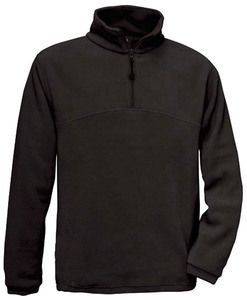 B&C CGHIGH - Fleece lynlås krave Black