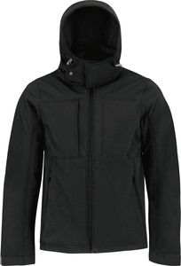 B&C CGJM950 - Softshell jakke med hætte