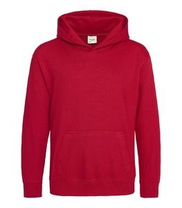 AWDIS JUST HOODS JH01J - Sweatshirt med hætte til børn Fire Red