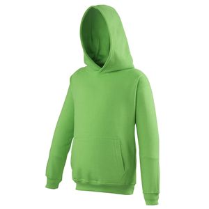 AWDIS JUST HOODS JH01J - Sweatshirt med hætte til børn Lime Green