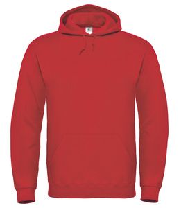 B&C BA405 - Sweatshirt med hætte til mænd og kvinder Red