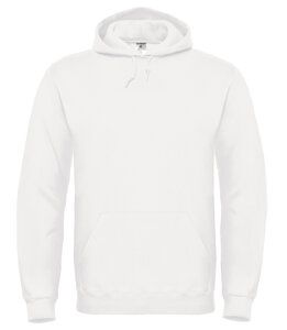 B&C BA405 - Sweatshirt med hætte til mænd og kvinder White