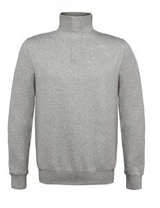 B&C BA406 - Sweatshirt med 1/4 lynlås