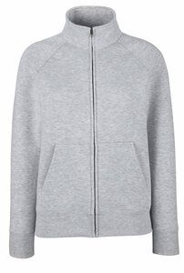 Fruit of the Loom SS310 - Klassisk 80/20 sweatshirt med lynlås Heather Grey