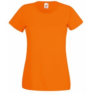 Fruit of the Loom SS050 - Valueweight t-shirt til kvinder Orange
