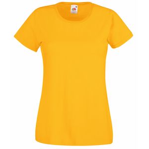 Fruit of the Loom SS050 - Valueweight t-shirt til kvinder Sunflower