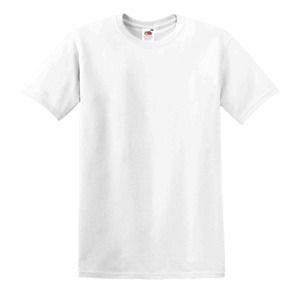 Fruit of the Loom SS044 - Super Premium herre t-shirt White