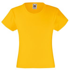 Fruit of the Loom SS005 - Valueweight Girls T-Shirt med pasform