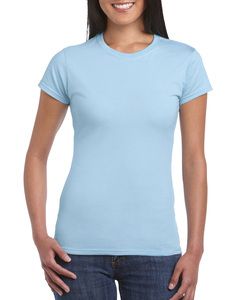 Gildan GD072 - Kvinders ringspundet 100% bomuldst-shirt Light Blue