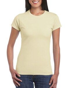 Gildan GD072 - Kvinders ringspundet 100% bomuldst-shirt Sand