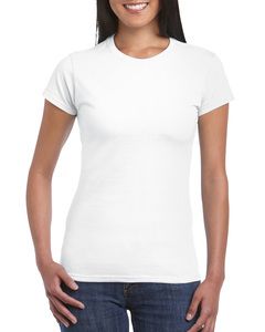 Gildan GD072 - Kvinders ringspundet 100% bomuldst-shirt White