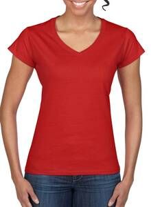 Gildan GD078 - T-shirt med V-udskæring til kvinder