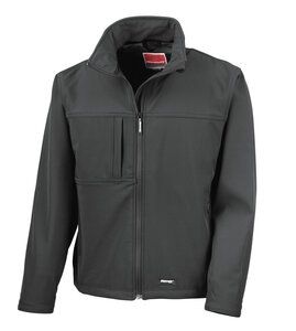 Result R121A - Klassisk Softshell jakke Black