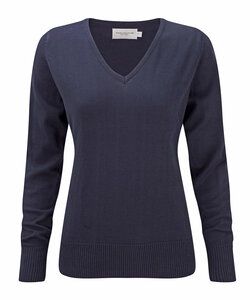 Russell J710F - Sweater til piger med V-udskæring