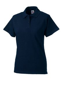 Russell J569F - Klassisk 100% bomuld Pique poloshirt French Navy