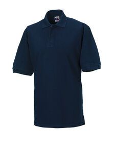 Russell J569M - Klassisk 100% bomuld Pique poloshirt French Navy