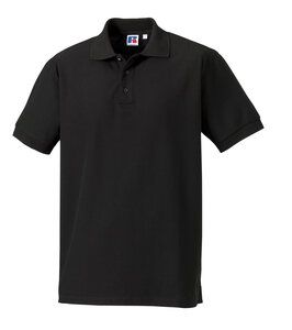 Russell J577M - Ultimate Classic 100% bomuld Pique poloshirt Black