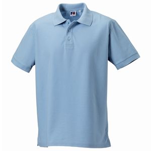 Russell J577M - Ultimate Classic 100% bomuld Pique poloshirt Sky