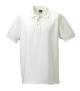 Russell J577M - Ultimate Classic 100% bomuld Pique poloshirt White