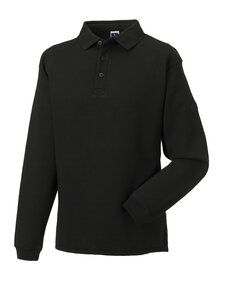 Russell J012M - Meget resistent sweatshirt i polokrave Black