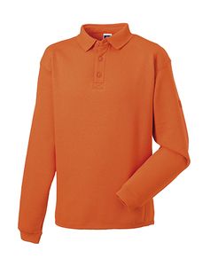 Russell R-012M-0 - Arbejdstøj Sweatshirt med krave Orange