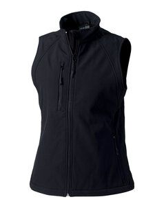 Russell R-141F-0 - Soft Shell vest Black