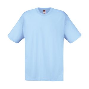 Fruit of the Loom 61-082-0 - Mænds originale 100% bomulds-T-shirt Sky Blue