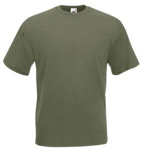 Fruit of the Loom 61-036-0 - Værdivægt t-shirt til mænd Classic Olive