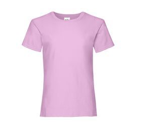 Fruit of the Loom 61-005-0 - T-shirt til piger med værdi Light Pink