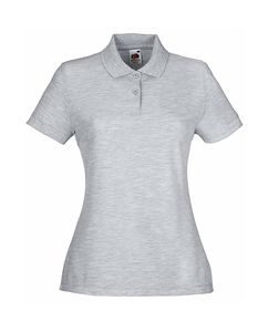 Fruit of the Loom 63-212-0 - Polo blandet stof til damer Heather Grey