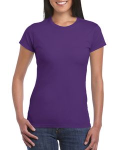 Gildan 64000L - RingSpun kortærmet t-shirt til kvinder Purple