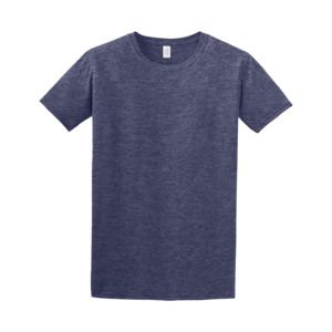 Gildan 64000 - Mænds ring-spundet 100% bomuldst-shirt Heather Navy