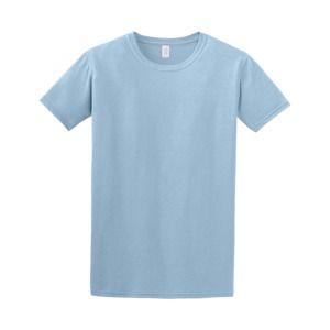 Gildan 64000 - Mænds ring-spundet 100% bomuldst-shirt Light Blue